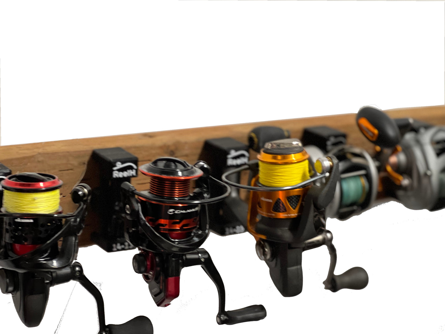 ReelH Wall Mount Fishing Reel Holder Pack - Free Shipping