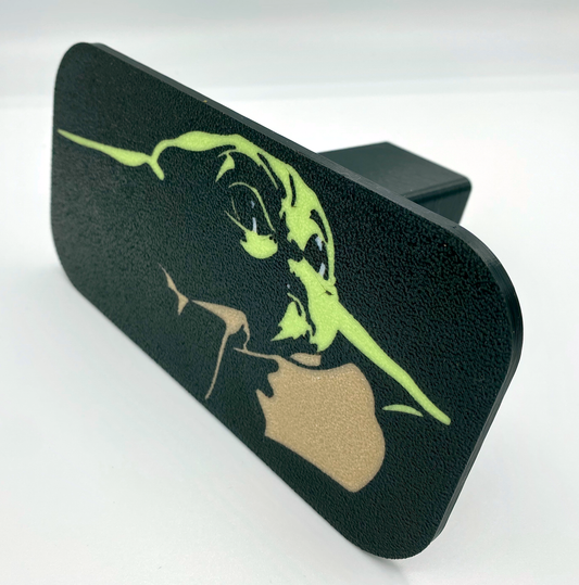 Baby Yoda Trailer Hitch Cover - Dark Mode | FREE SHIP | The Child | Mandalorian
