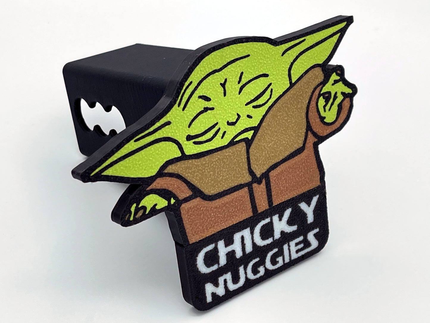 Baby Yoda Hitch Cover - Chicky Nuggies | FREE SHIP | Mandalorian | US Made