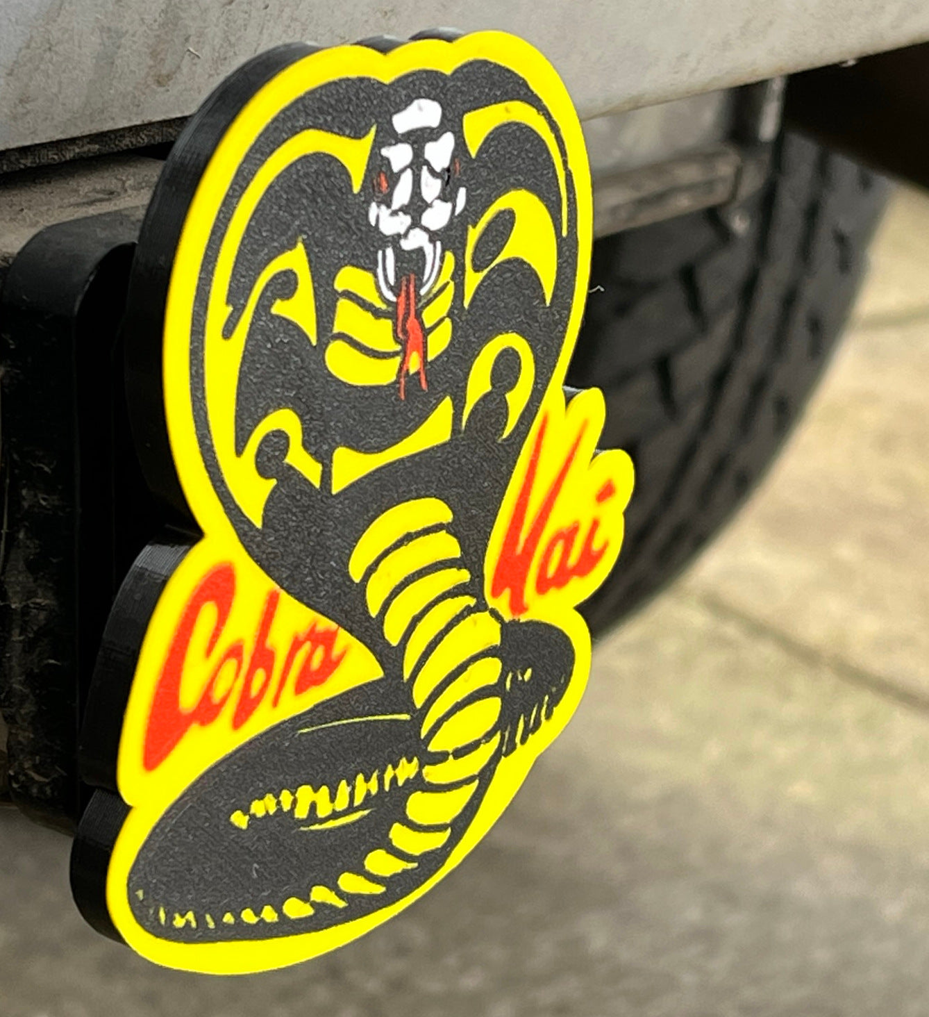 Cobra Kai Hitch Cover | Karate Kid | Free Ship | Made In USA