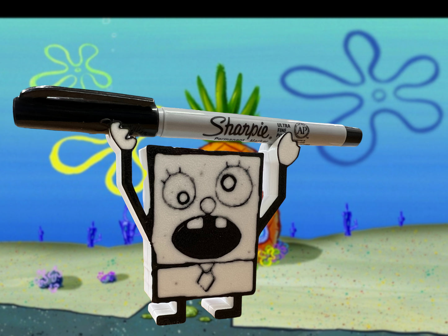 2 Pack - DoodleBob Desktop Pencil Pen Holder - NEHOY MINOY In Stock