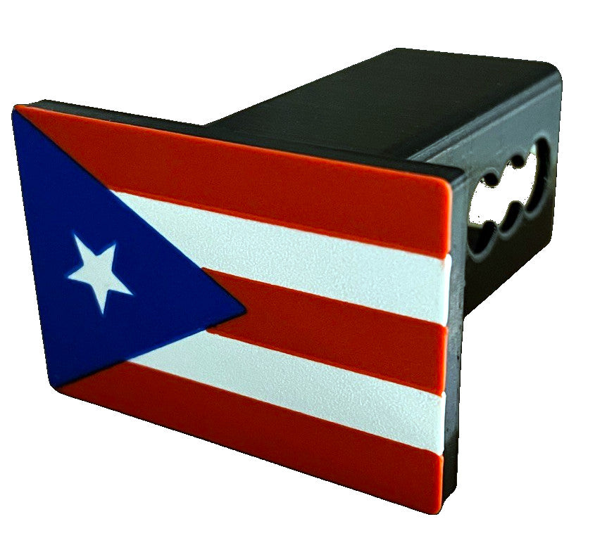 Puerto Rico Flag Hitch Cover | Free Ship | Made In USA