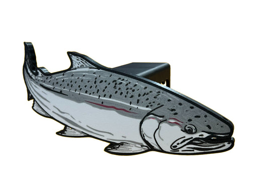 Chrome Bright Monster Steelhead Fishing Hitch Cover | Free Ship | Made In USA