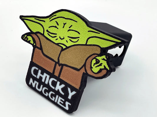Baby Yoda Hitch Cover - Chicky Nuggies | FREE SHIP | Mandalorian | US Made