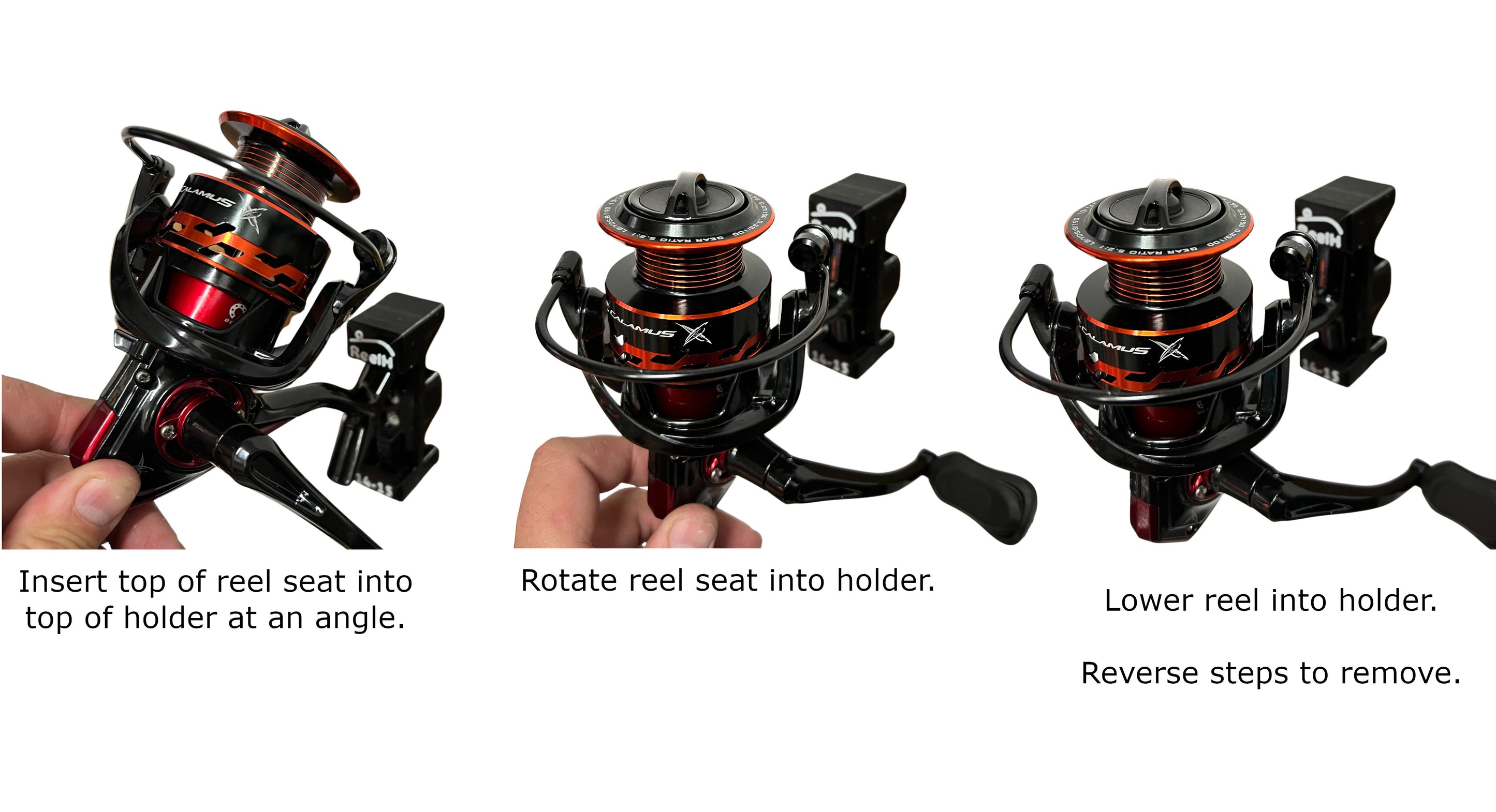 ReelH Wall Mount Fishing Reel Holder Pack Free Shipping MuchWaterDesign